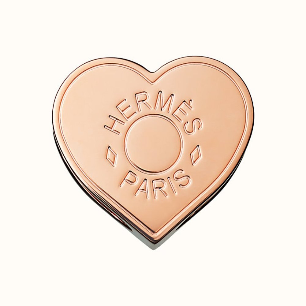 Brand New Hermes Rose Gold Mini Coeur Twilly Ring - Picture 1 of 6